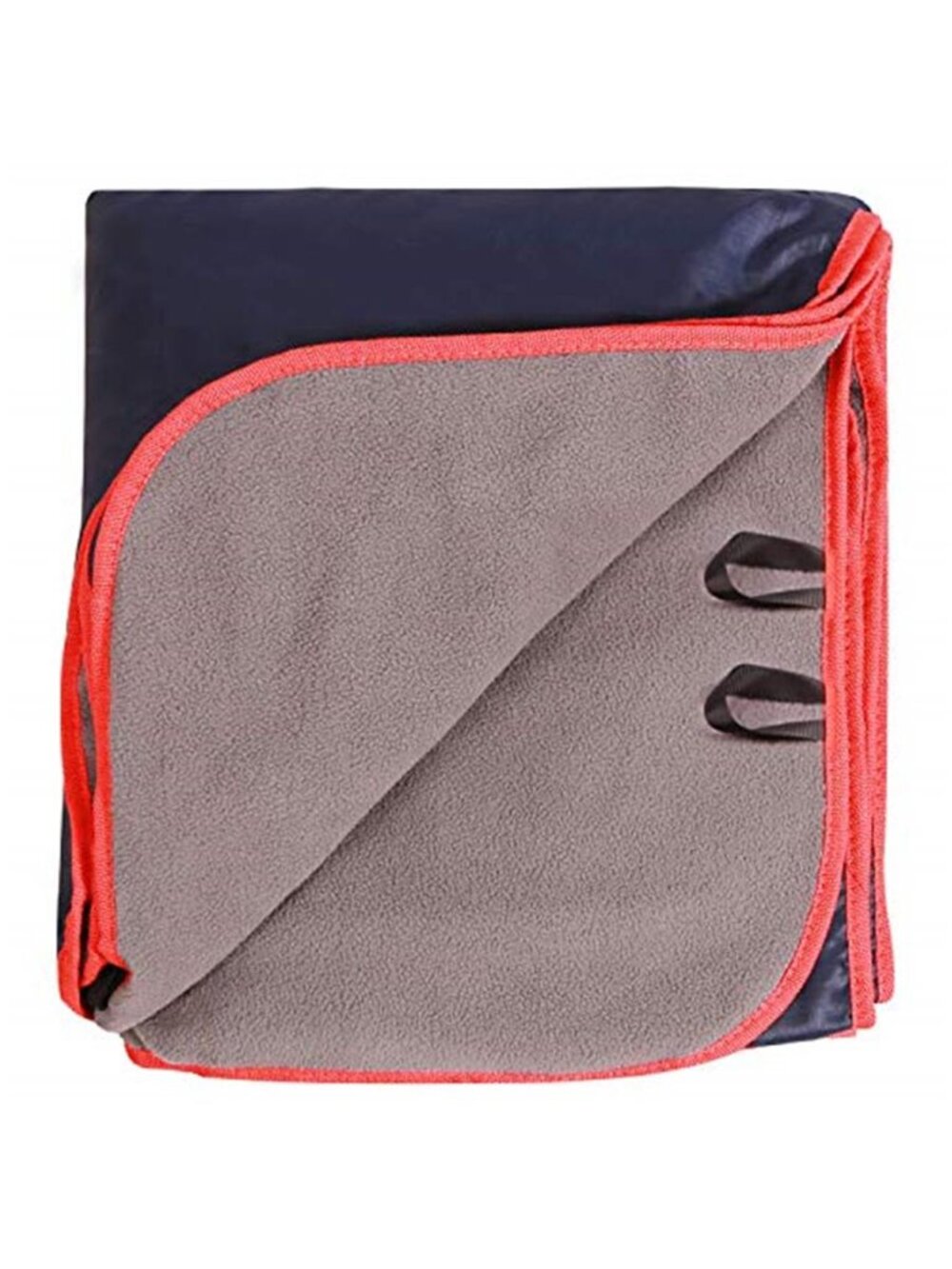 Waterproof Stadium Blanket Large Fleece Camping Outdoor Picnic Blanket Dark Blue